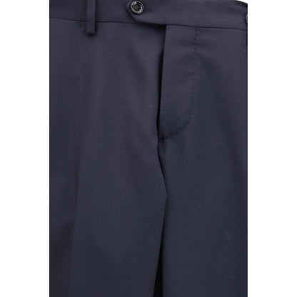 Blue Wool Two-Piece Suit