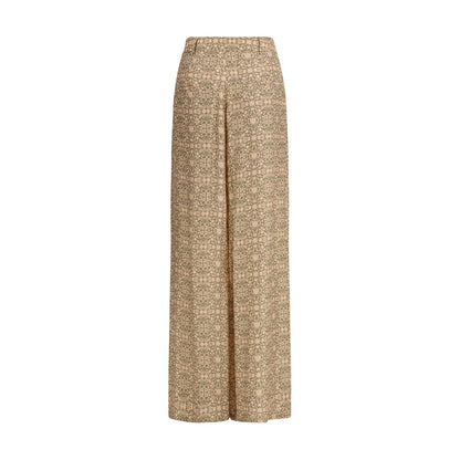 Multicolor Viscose Casual Pants