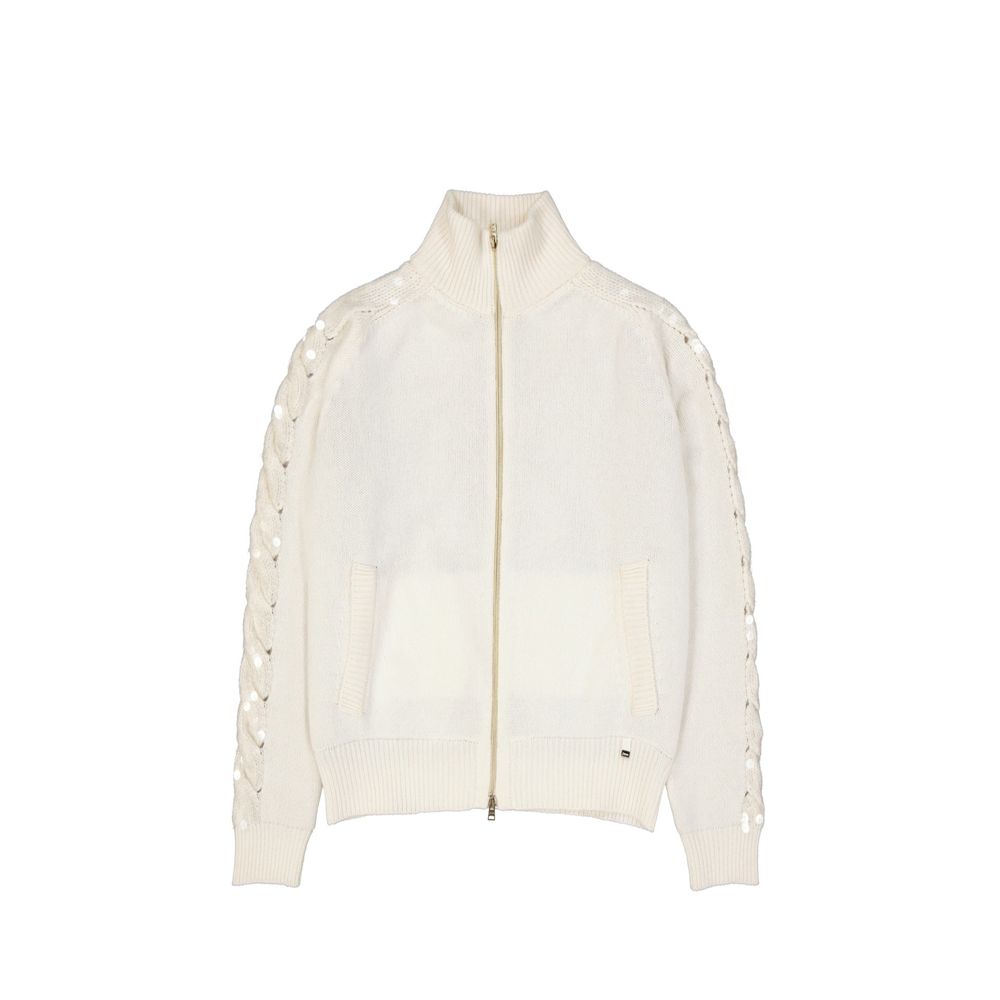 White Cashmere Cardigan