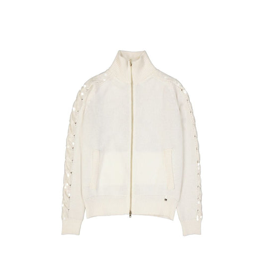 White Cashmere Cardigan