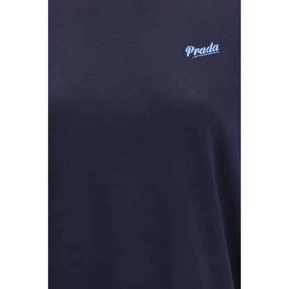 Blue Silk Sweatshirt