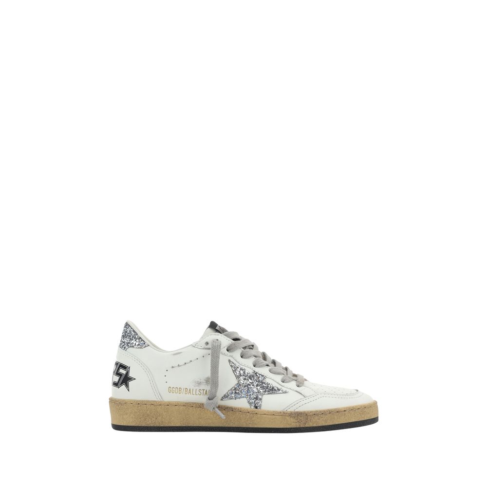 White Goatskin Sneakers