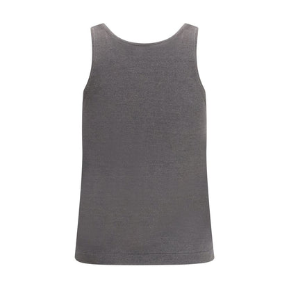 Gray Cashmere Tank Tops