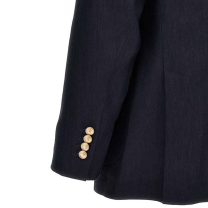 Blue Linen Coat