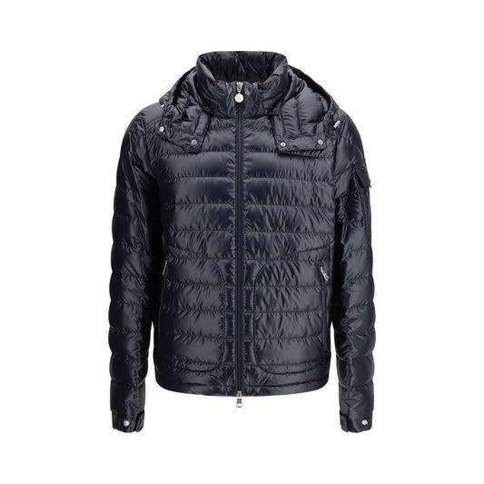 Blue Polyamide Full-Length Jacket