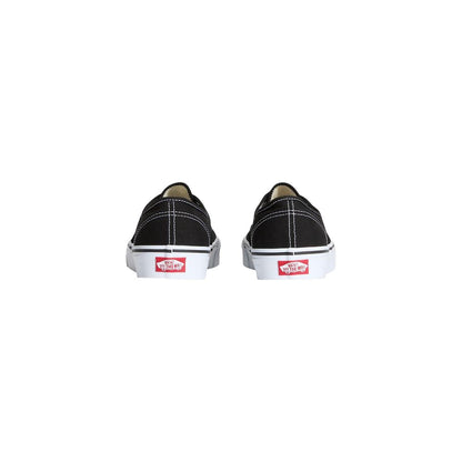 Black Fabric Low Top Sneakers