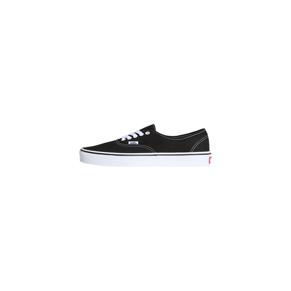 Black Fabric Low Top Sneakers