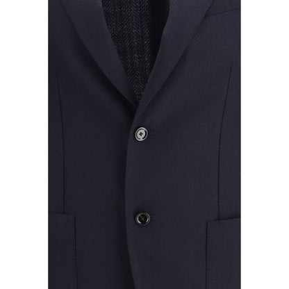 Blue Wool Blazer