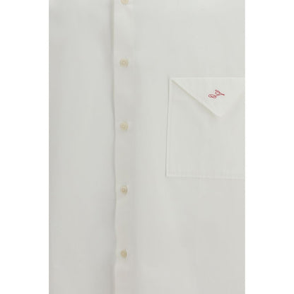White Cotton Dress Shirt