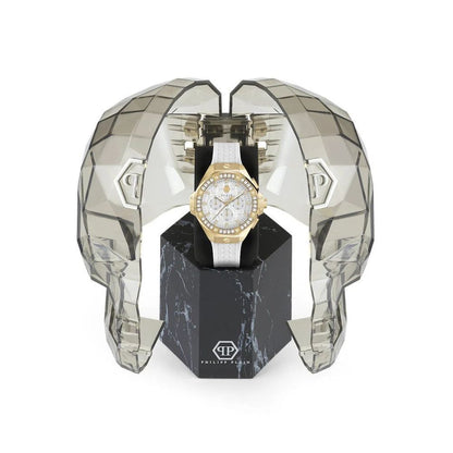 White Synthetic Dress Watch