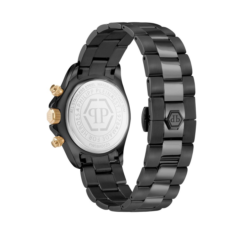 Black Stainless Steel Dress Watch