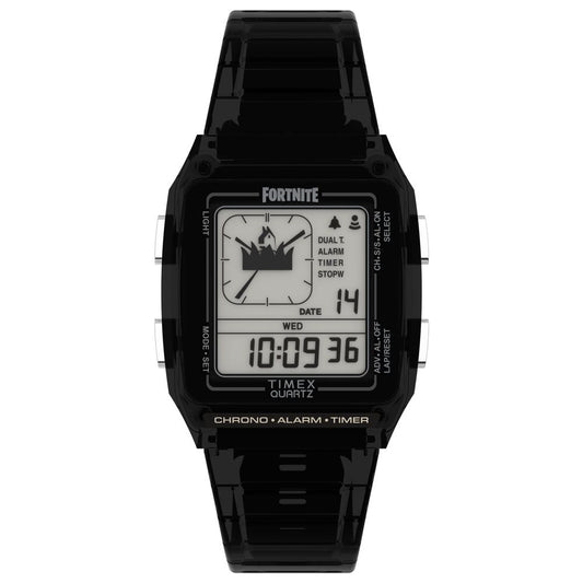 Black Rubber Digital Watch