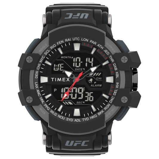 Black Rubber Digital Watch