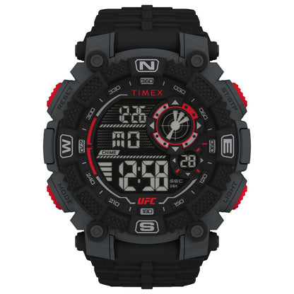 Black Rubber Sport Watch