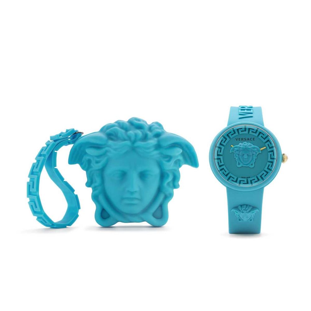 Blue Synthetic Bracelet Watch