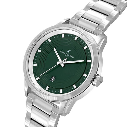 Gray Stainless Steel Dress Watch