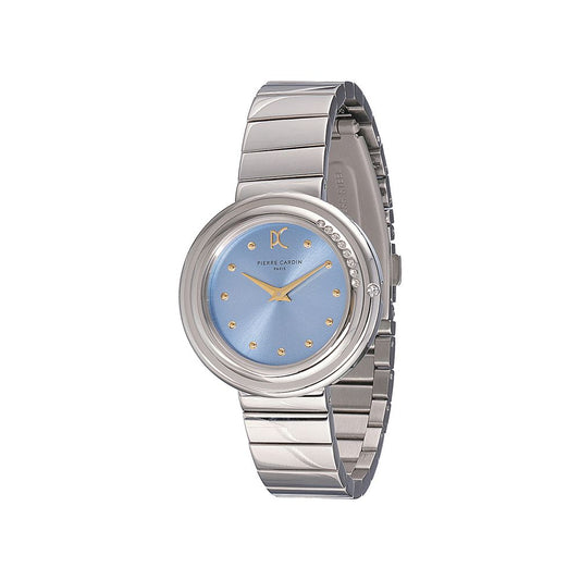 Gray Stainless Steel Dress Watch