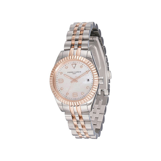 Gray Stainless Steel Dress Watch