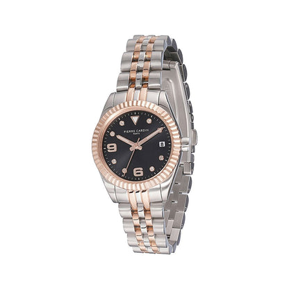 Gray Stainless Steel Dress Watch