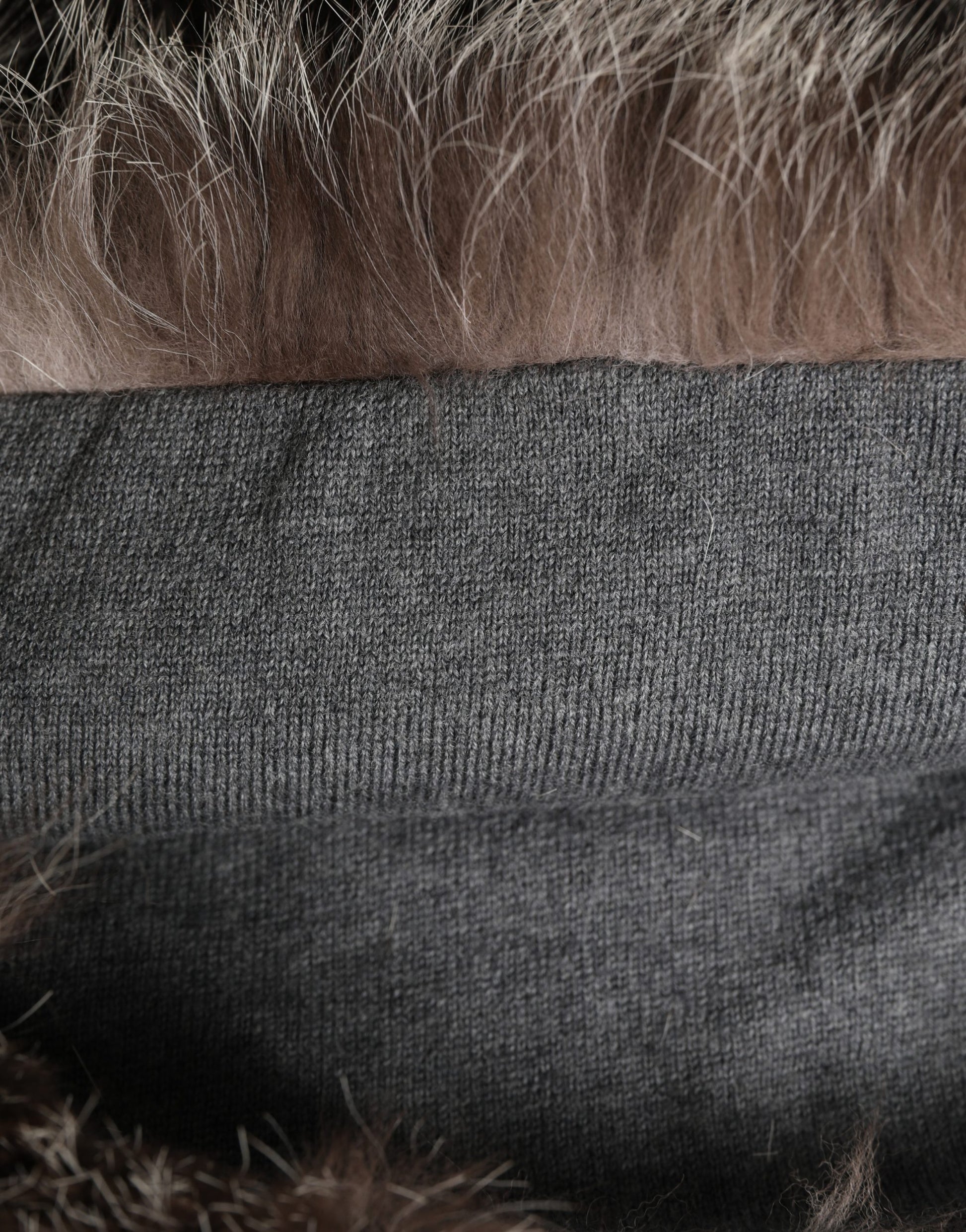 Brown Faux Fur Whole Head Wrap Capello Hat