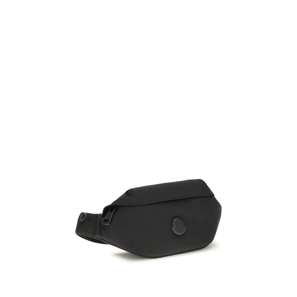 Black Polyamide Shoulder Bag