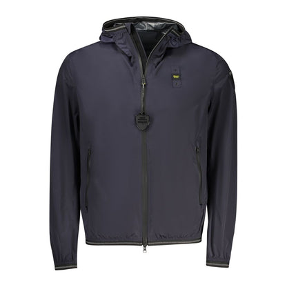 Blu Poliammide Mens Jacket