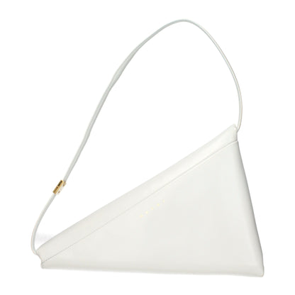White Leather Shoulder Bag