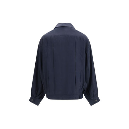 Blue Silk Coat