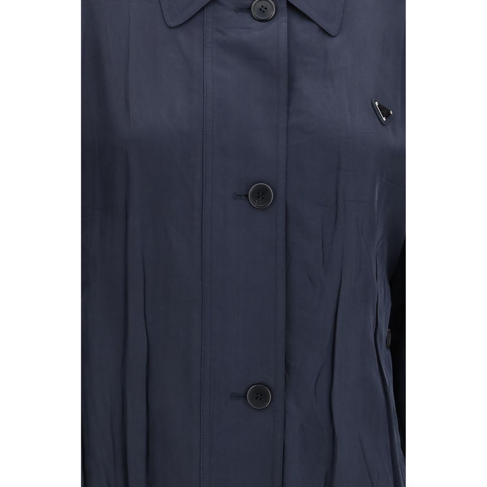 Blue Silk Coat