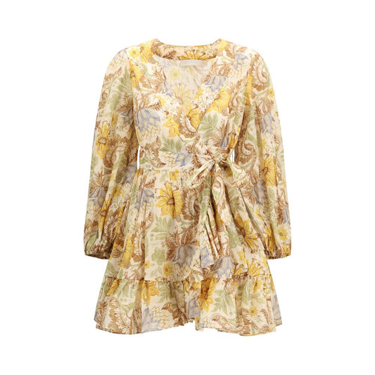 Bicolor Cotton Casual Dress