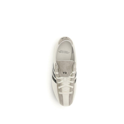 White Calf Leather Bos Taurus Athletic Sneakers