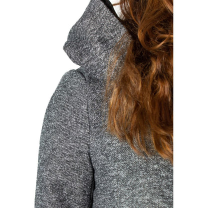 Gray Polyester Coat