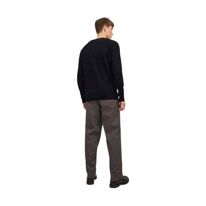 Black Cotton Sweatshirt
