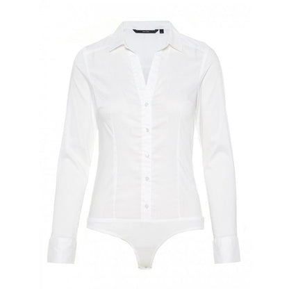 Cream Cotton Bodysuit