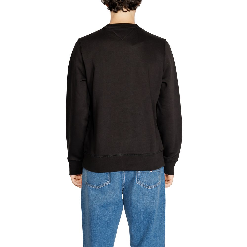 Black Cotton Sweatshirt