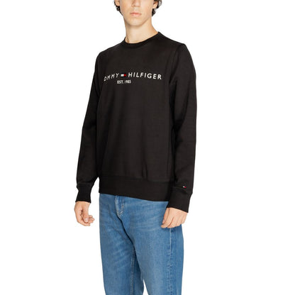 Black Cotton Sweatshirt