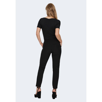 Black Viscose T-Shirt