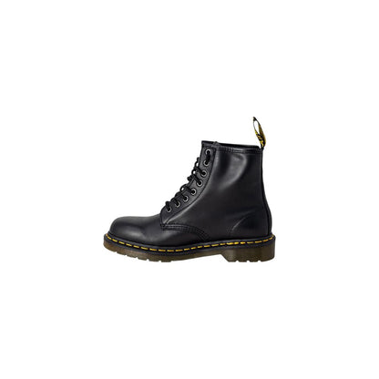 Black Leather Lace-Up Boots