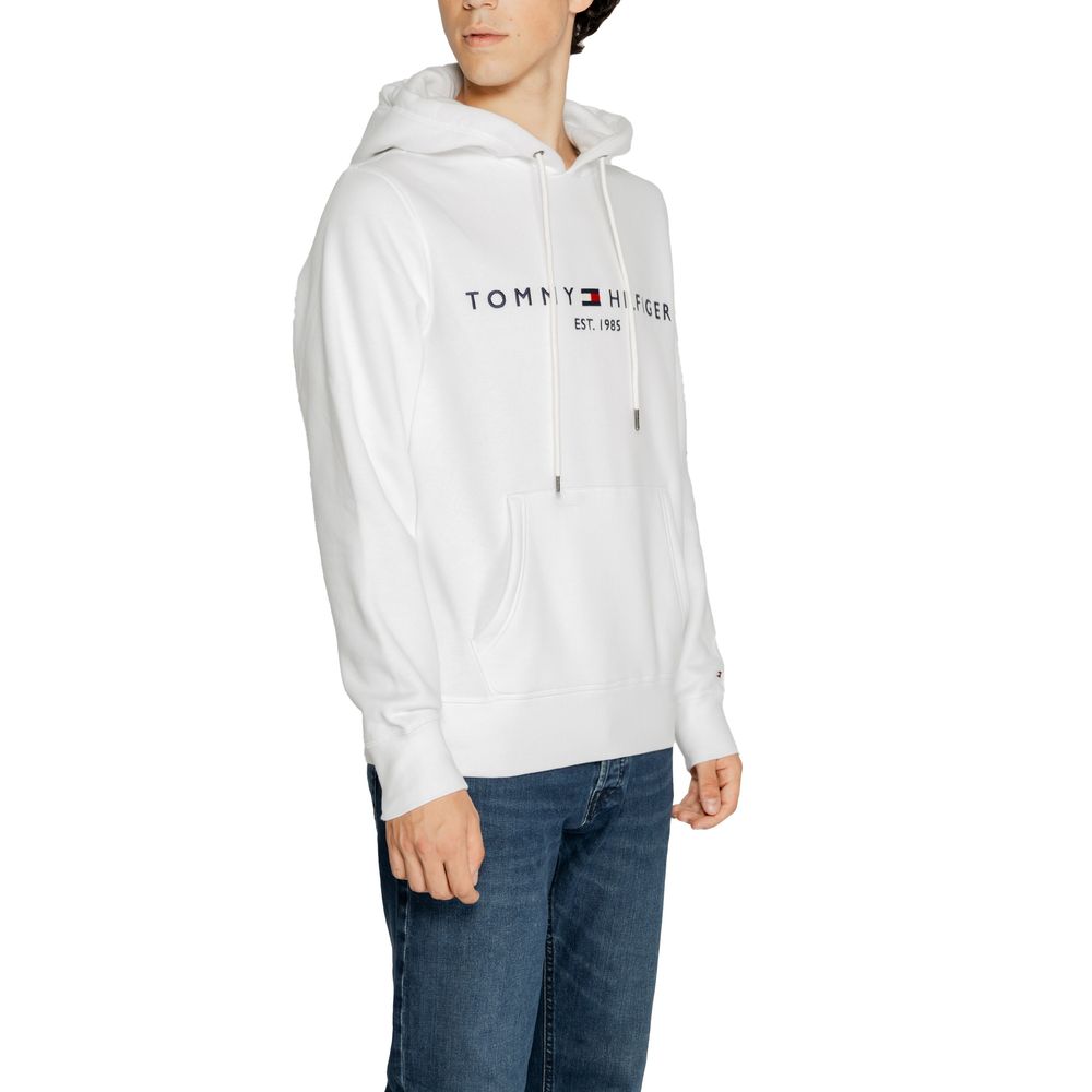 White Cotton Hoodie