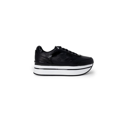 Black Polyethylene Chunky Sneakers