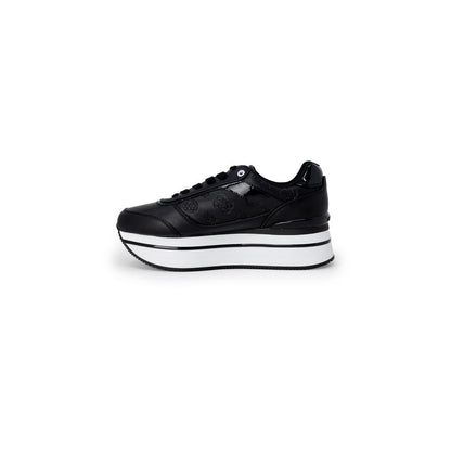 Black Polyethylene Chunky Sneakers