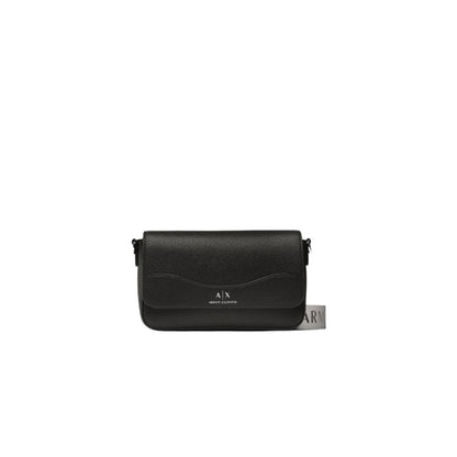 Black Artificial Leather Handbag