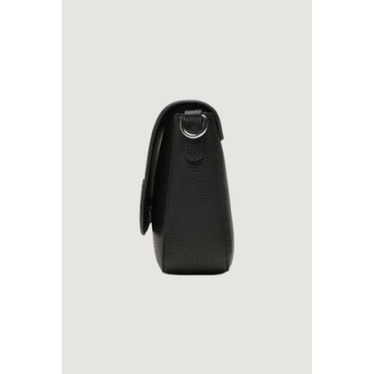 Black Artificial Leather Handbag