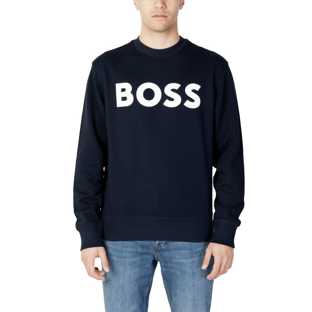 Blue Cotton Sweatshirt