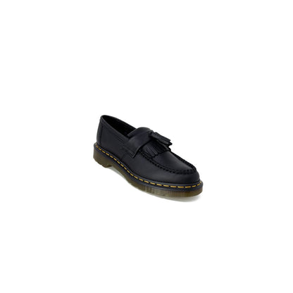 Black Leather Platform Pumps
