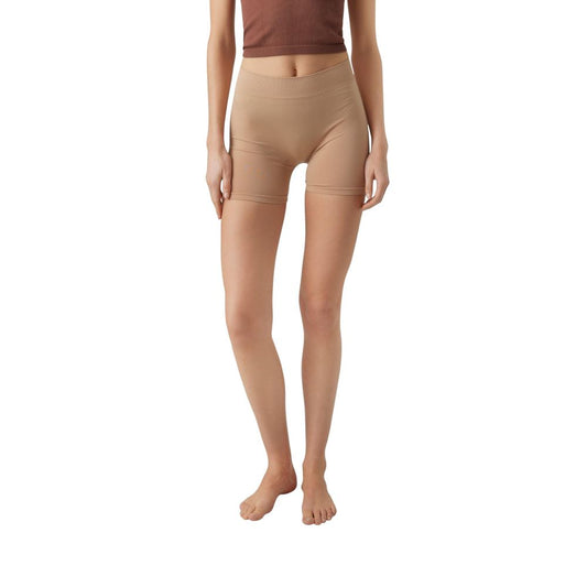 Beige Polyamide Shorts