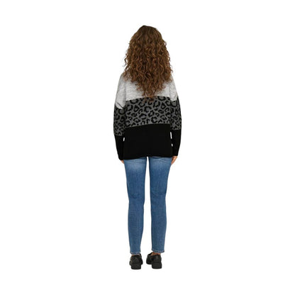 Gray Marabou Sweatshirt