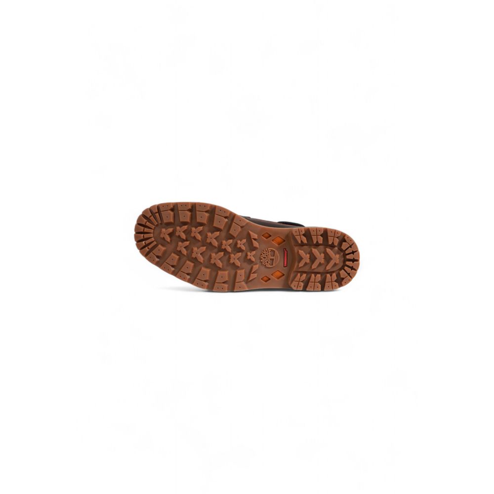 Brown Bio Based Fabric Lace-Up Boots