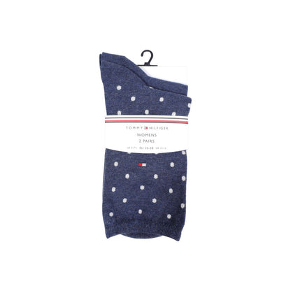 Blue Cotton Socks
