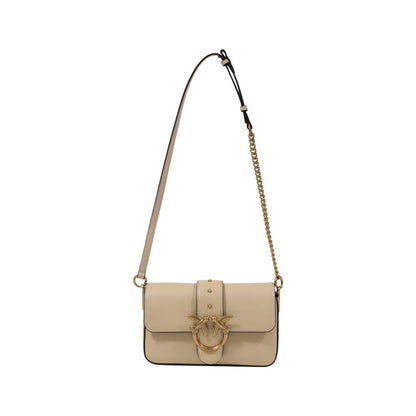 Gray Leather Handbag